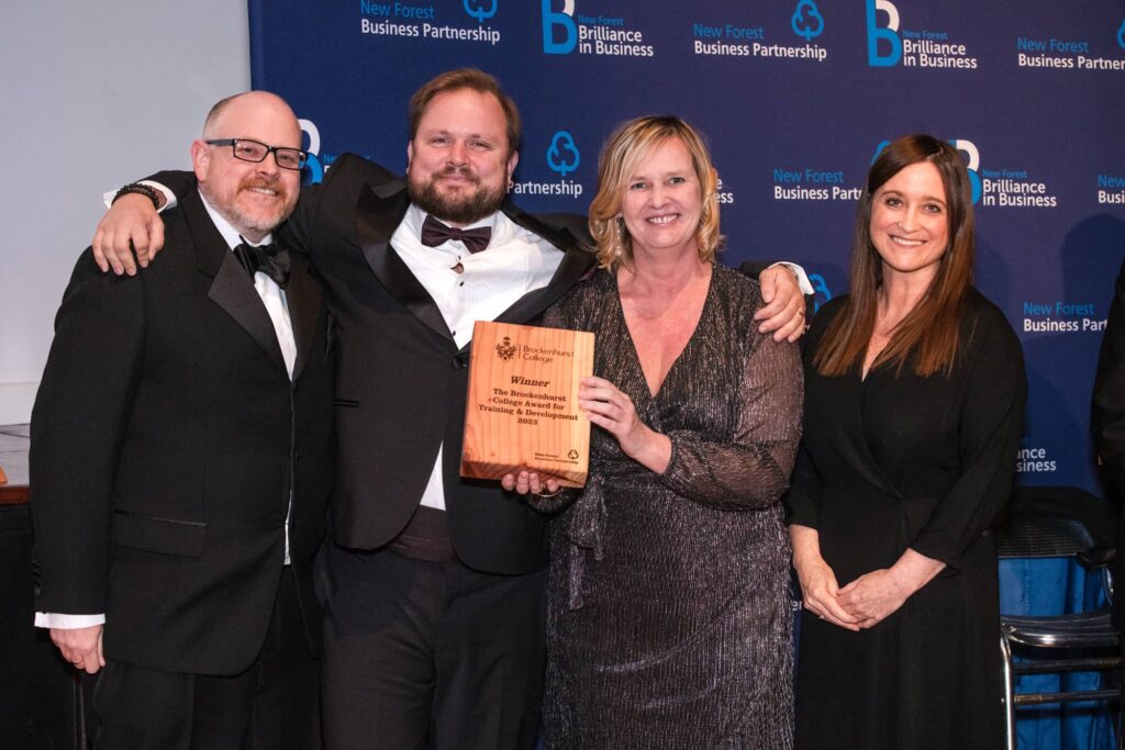 Scott Bailey wins big at the New Forest Business Partnership Awards 2023