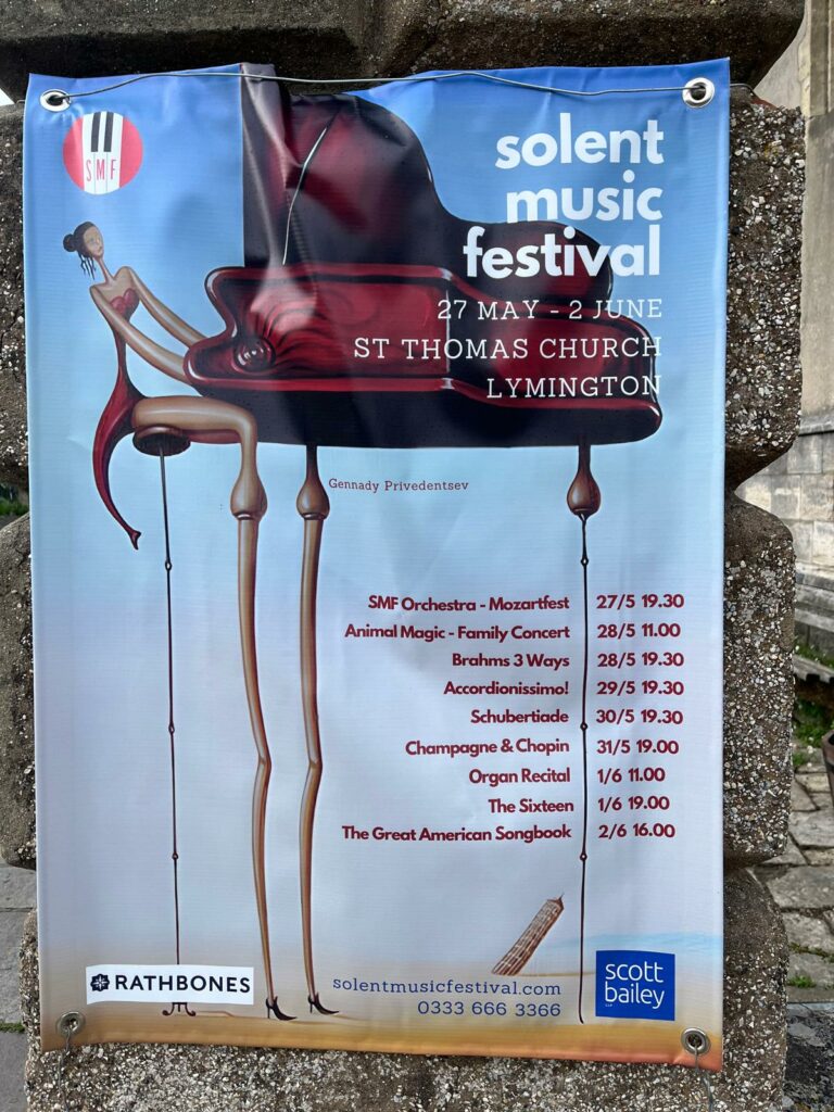 Scott Bailey Sponsors the Solent Music Festival