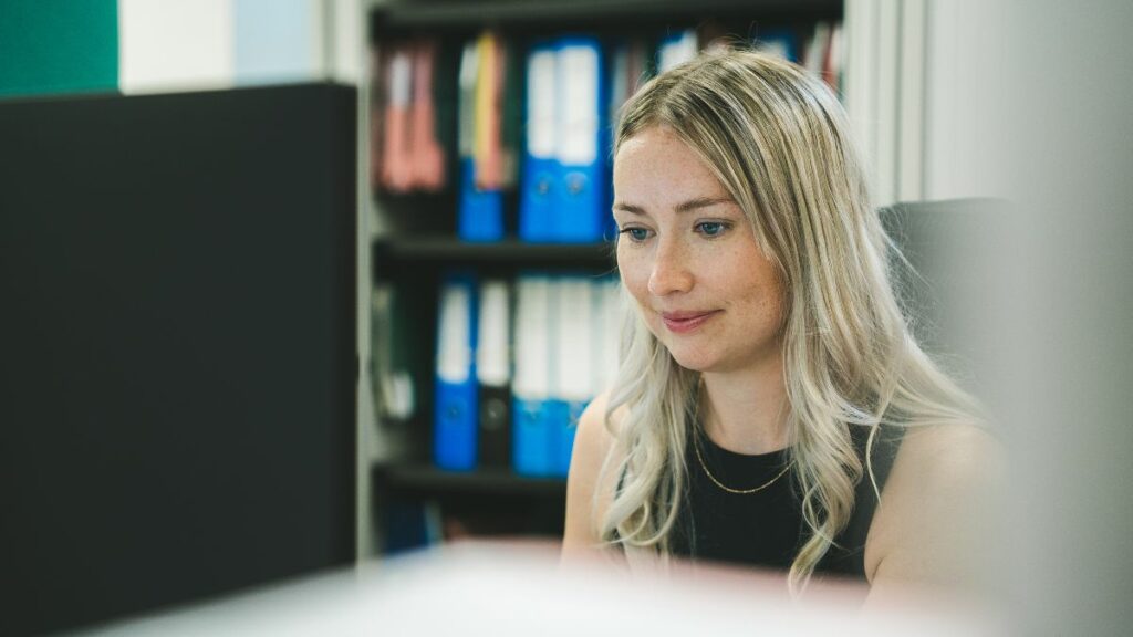 A member of Scott Bailey's Wills, Trust and Probate team submitting an application for Grant of Probate