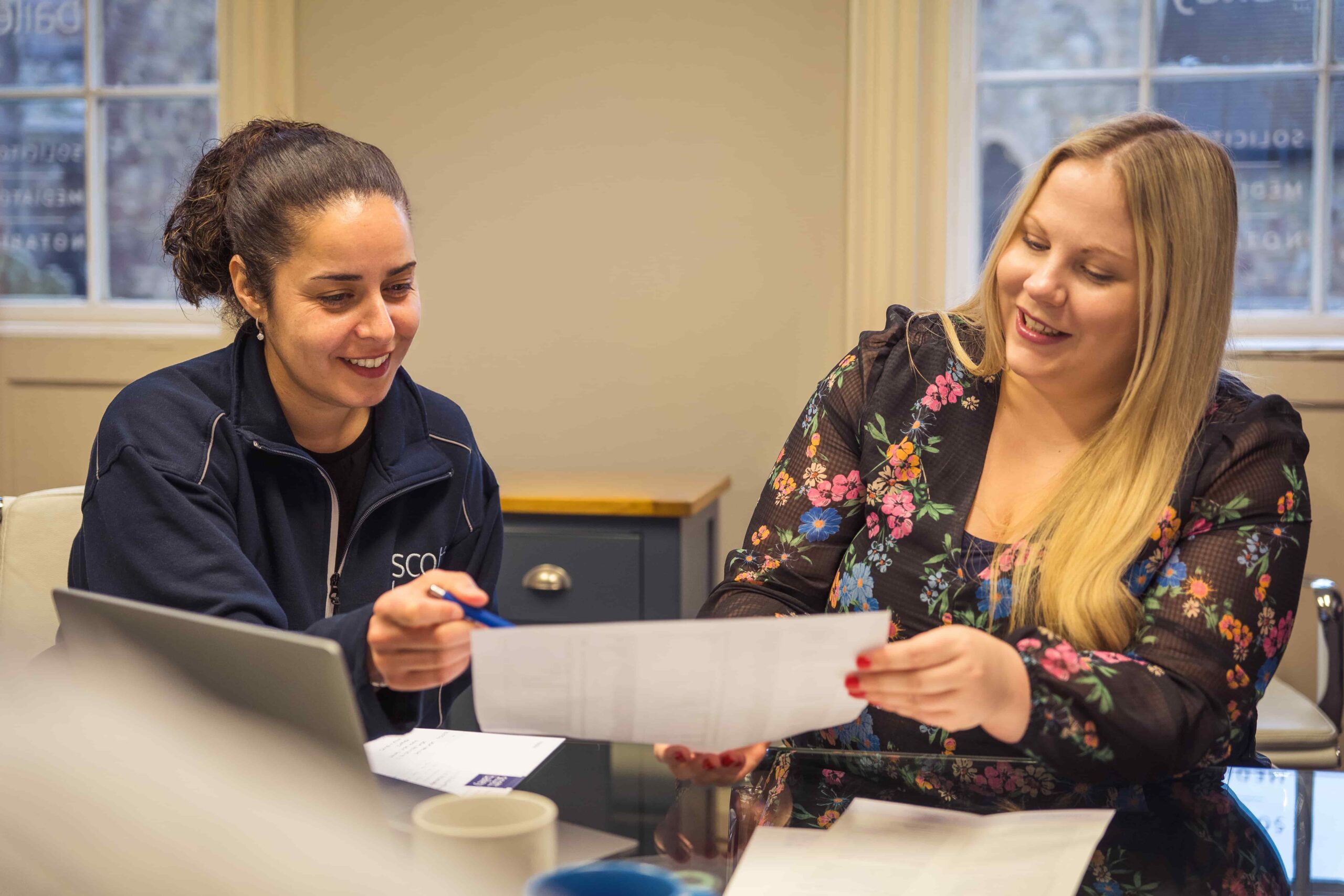 Two Wills, Trusts and Probate Solicitors looking at a deputyship order