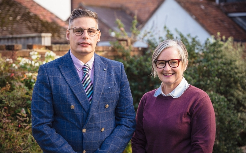 Daniel Ratcliff and Victoria Smalley