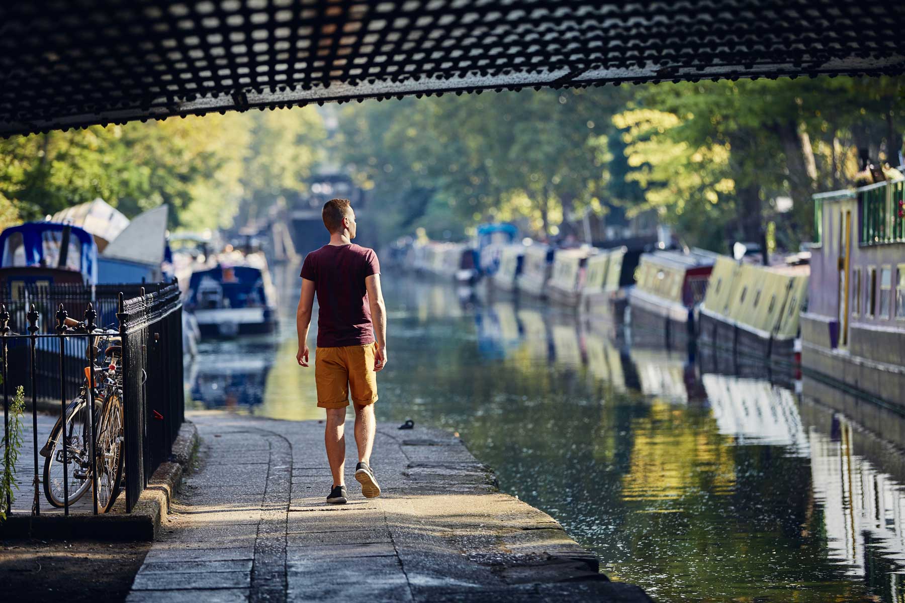 Owner of a house boat in London thinking about the rights of boat dwellers