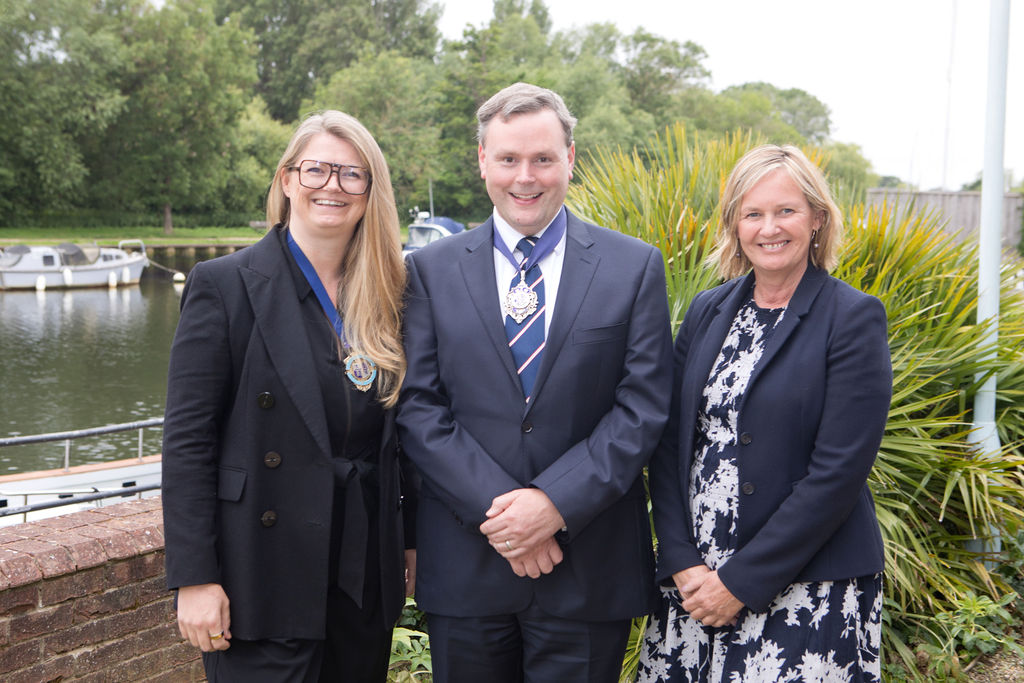 Scott Bailey Senior Partner and BDLS Junior VP Sarah Unsworth, alongside President Adrian Falck and Senior Vice President Lauren Day